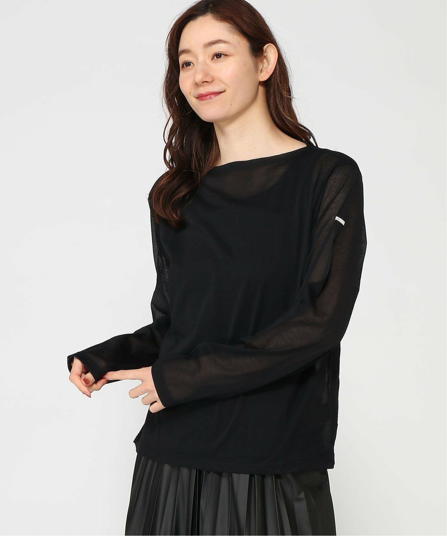 ORCIVAL/(W)SEE THROUGH BOATNECK C0350